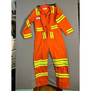 WearGuard Coveralls 42R Cotton Reflective Orange Hi-Vis Workwear Fair